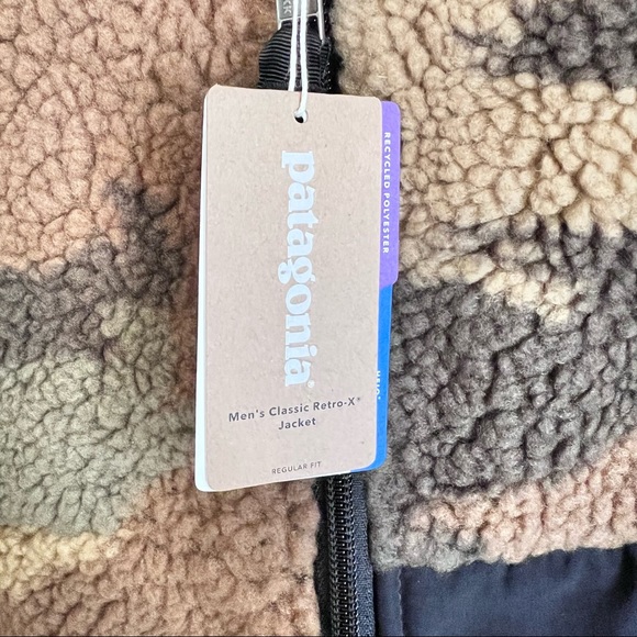 New Patagonia Kansas sky classic tan Camo full zip retro X jacket Sz XXL only - Picture 4 of 13